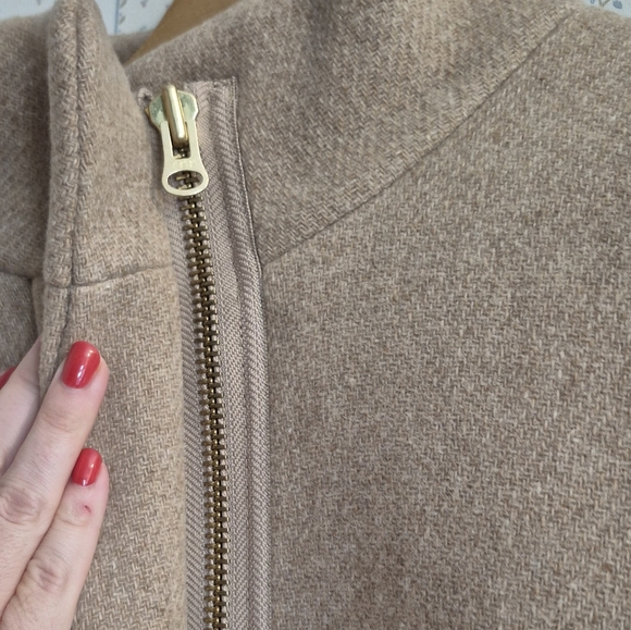 J. Crew Italian Stadium Cloth Wool Blend Cocoon Coat - Picture 7 of 16